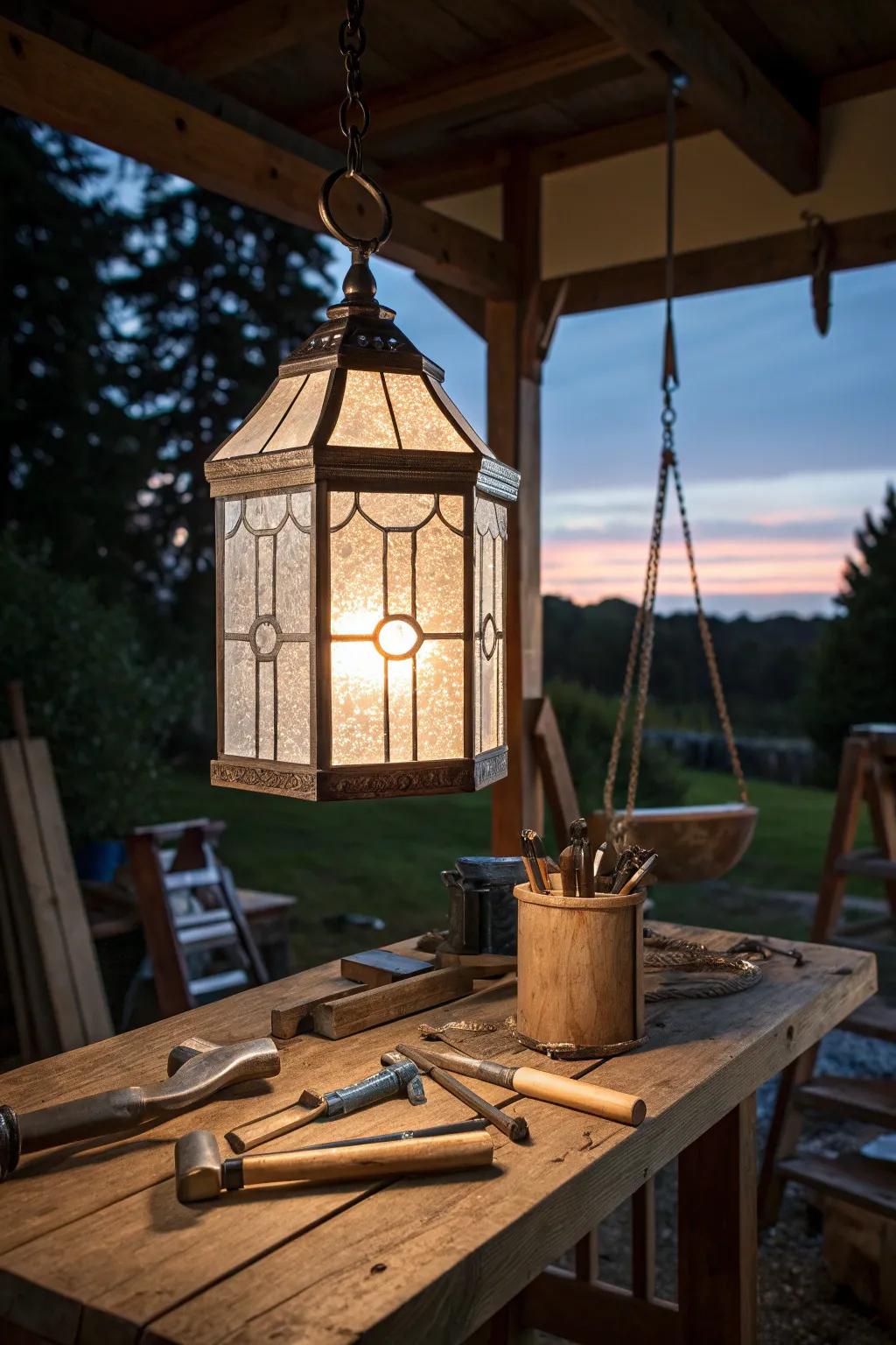 Illuminate your evening projects with the elegant touch of handcrafted solar lighting.