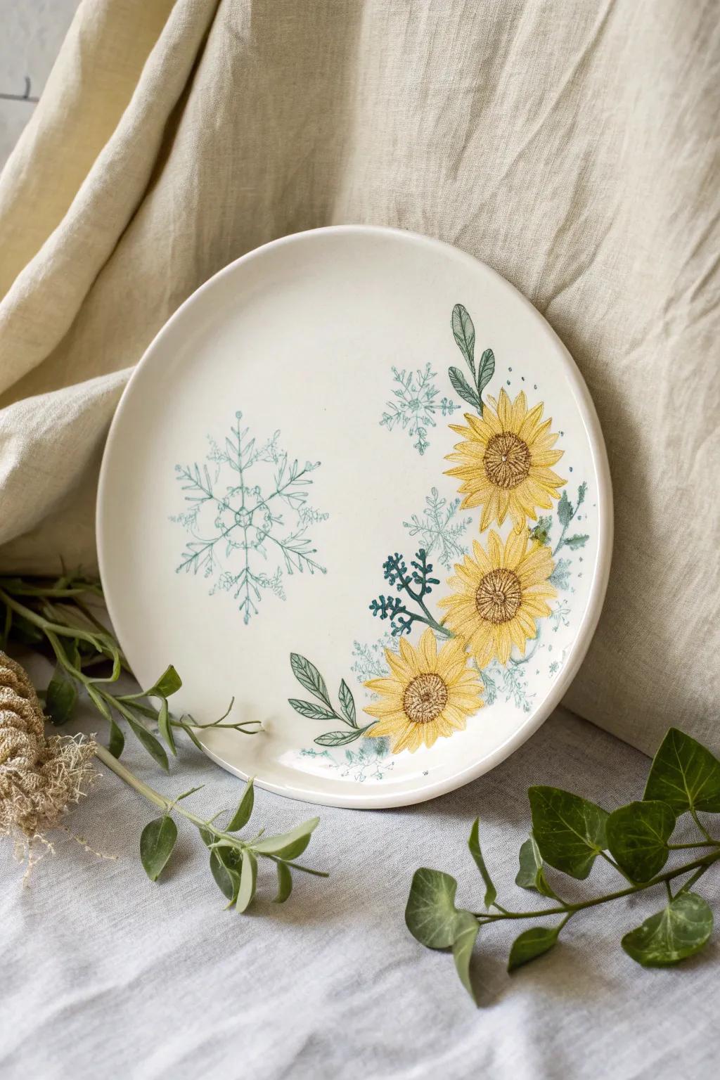 Celebrate the changing seasons with your own hand-painted ceramic masterpiece. 🌿❄️ #SeasonalElegance