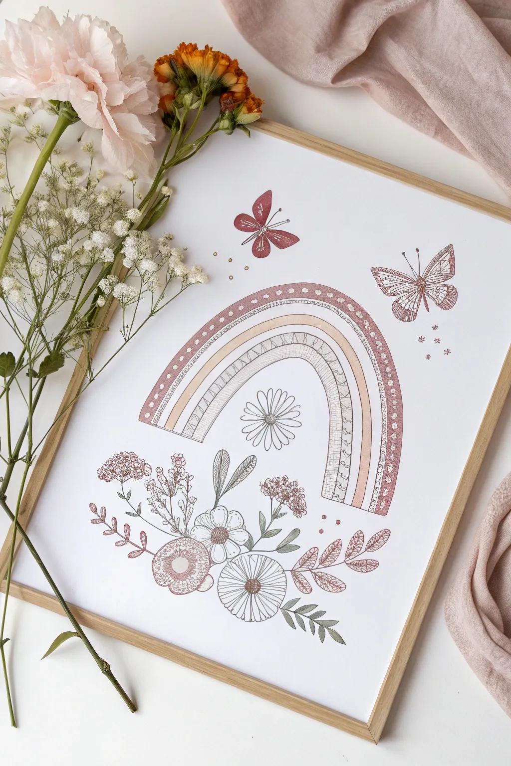 Embrace the harmony of nature's hues with a touch of Scandinavian simplicity.