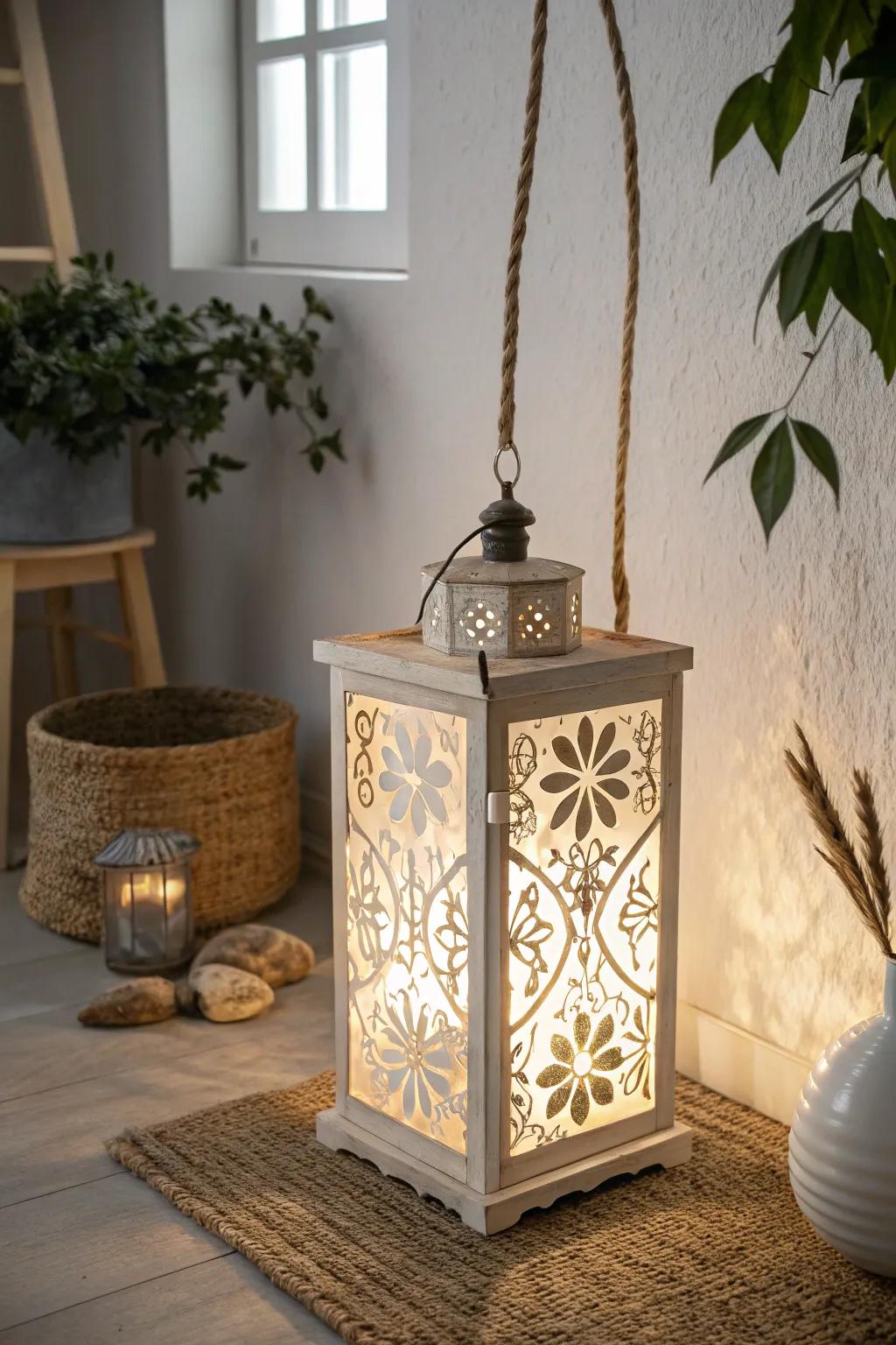 Illuminate your space with the charm of retro elegance and boho flair.