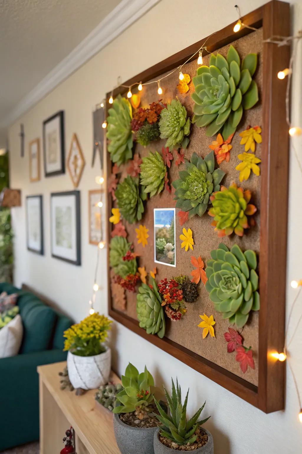 Seasonal succulent themes keep your decor fresh year-round.