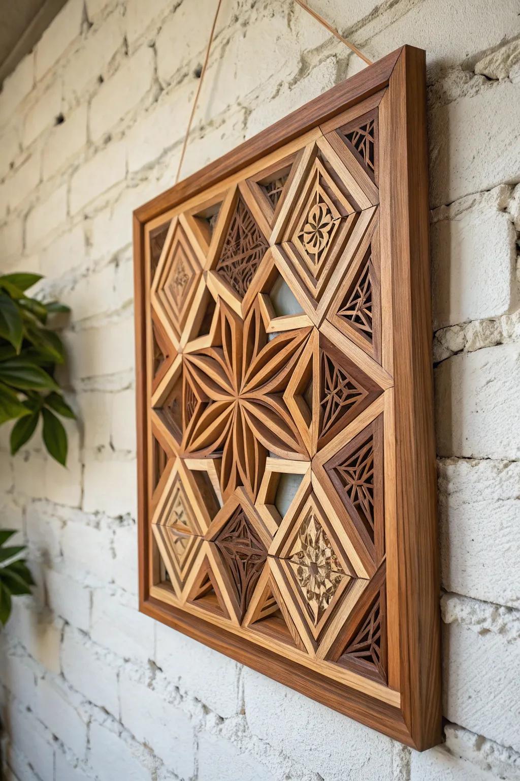 Elevate your space with the timeless charm of handcrafted wooden art.