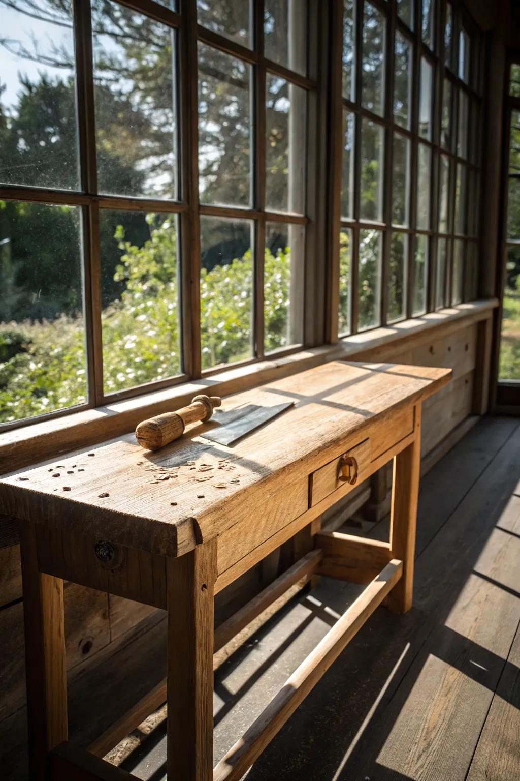 Harness the power of natural light for a workspace that inspires creativity and precision.