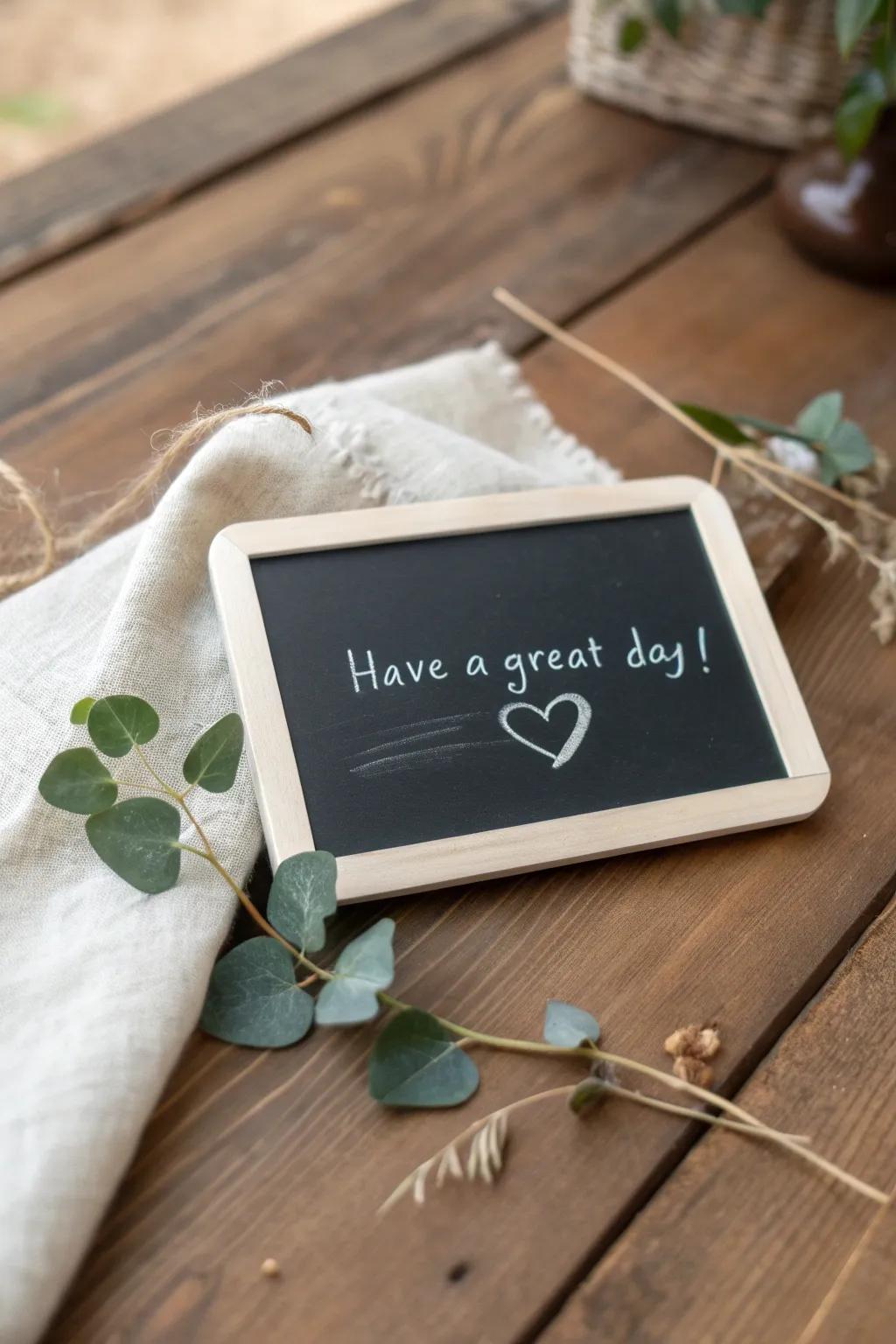 Add a touch of love to lunchtime with these delightful DIY chalkboard lunchbox notes!