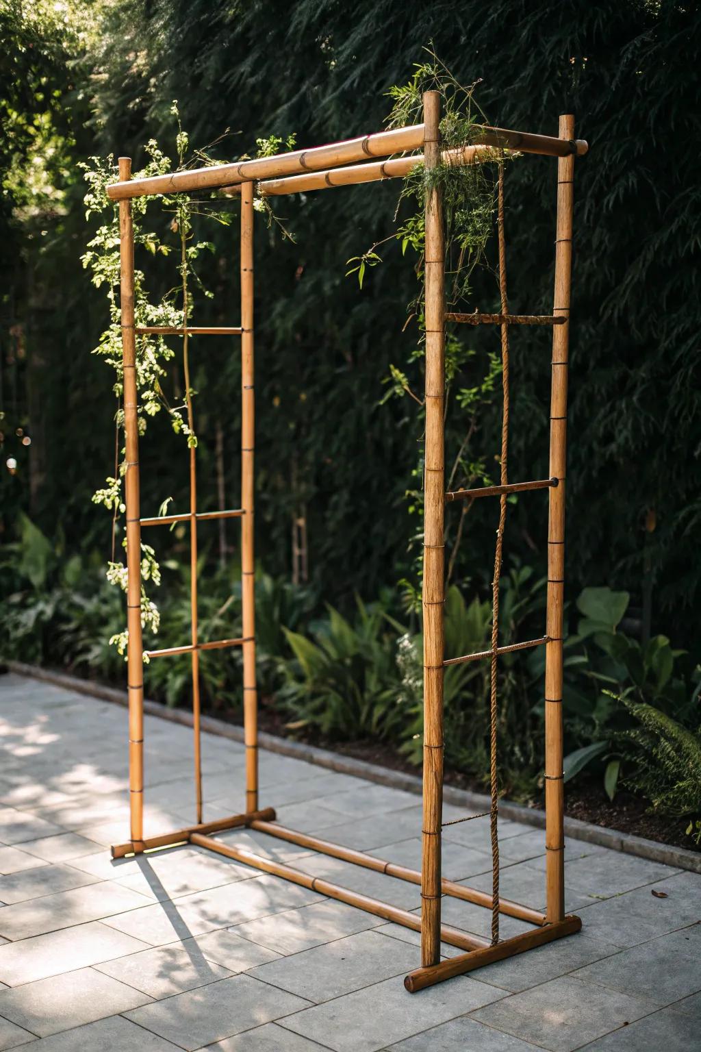 Embrace nature with eco-friendly bamboo netting: where simplicity meets elegance.