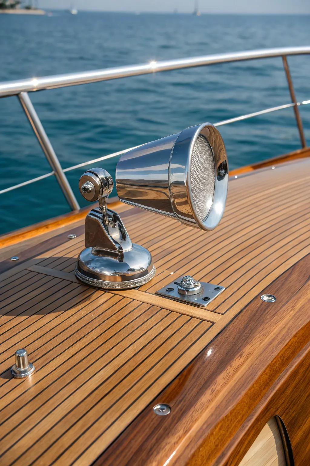 Elevate your boating experience with precision-crafted directional speaker mounts.