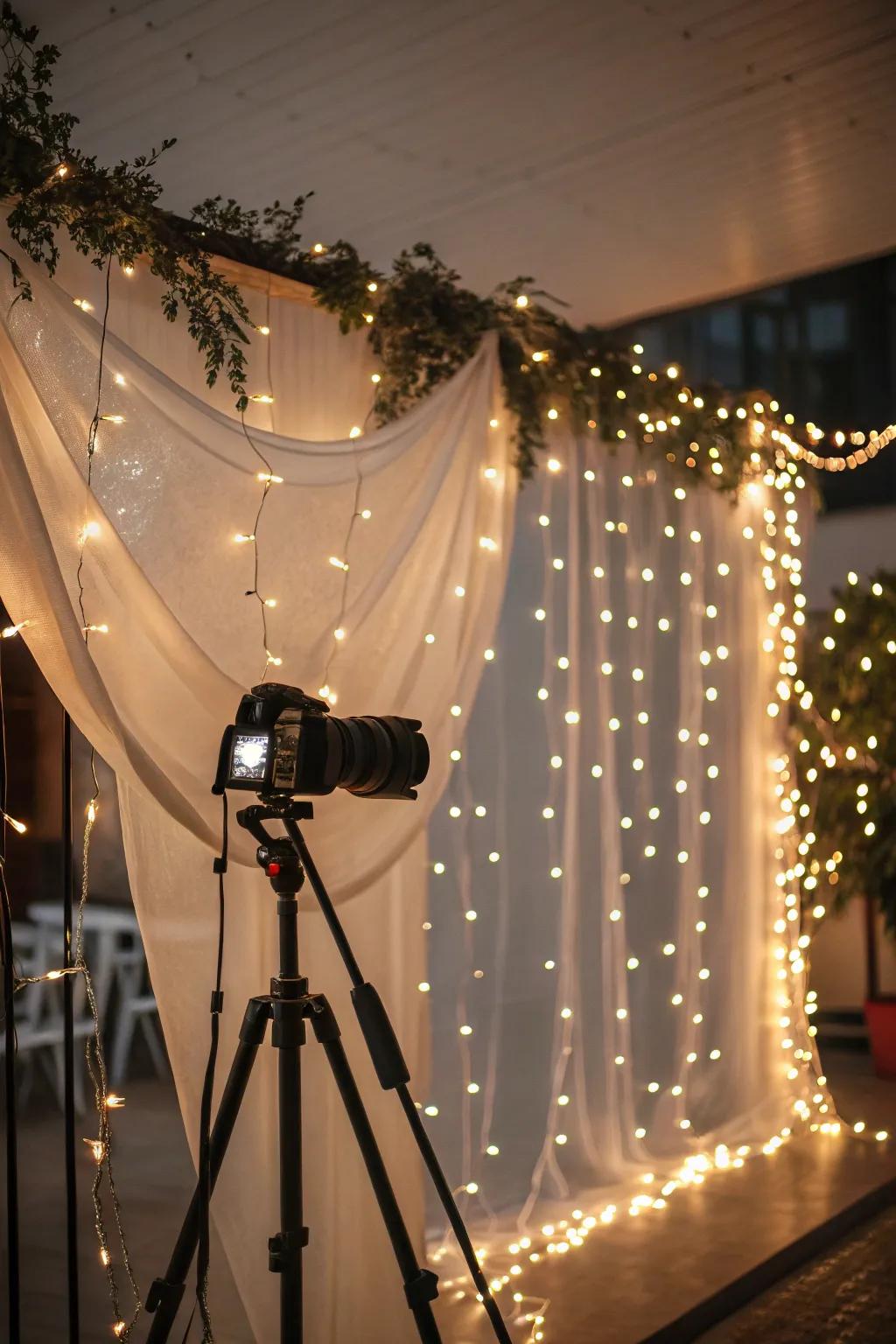 Magical fairy light fantasy backdrop