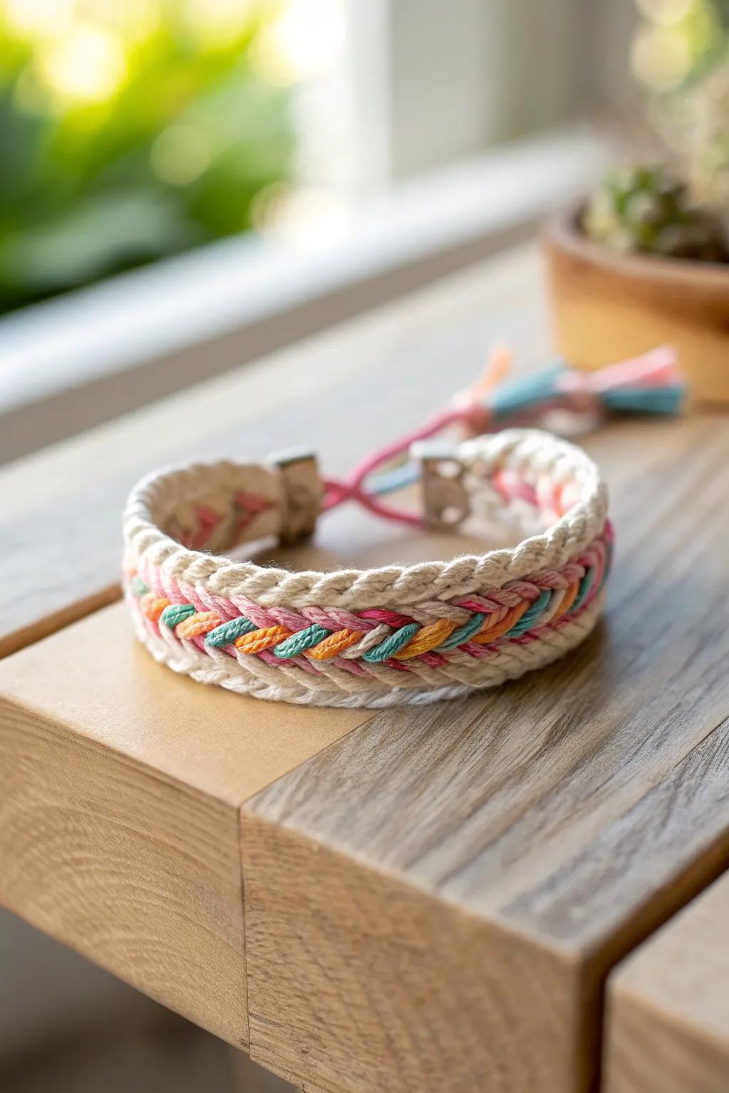 Embrace creativity and style with a touch of handmade charm. Discover the beauty of fabric strip bracelets for kids!
