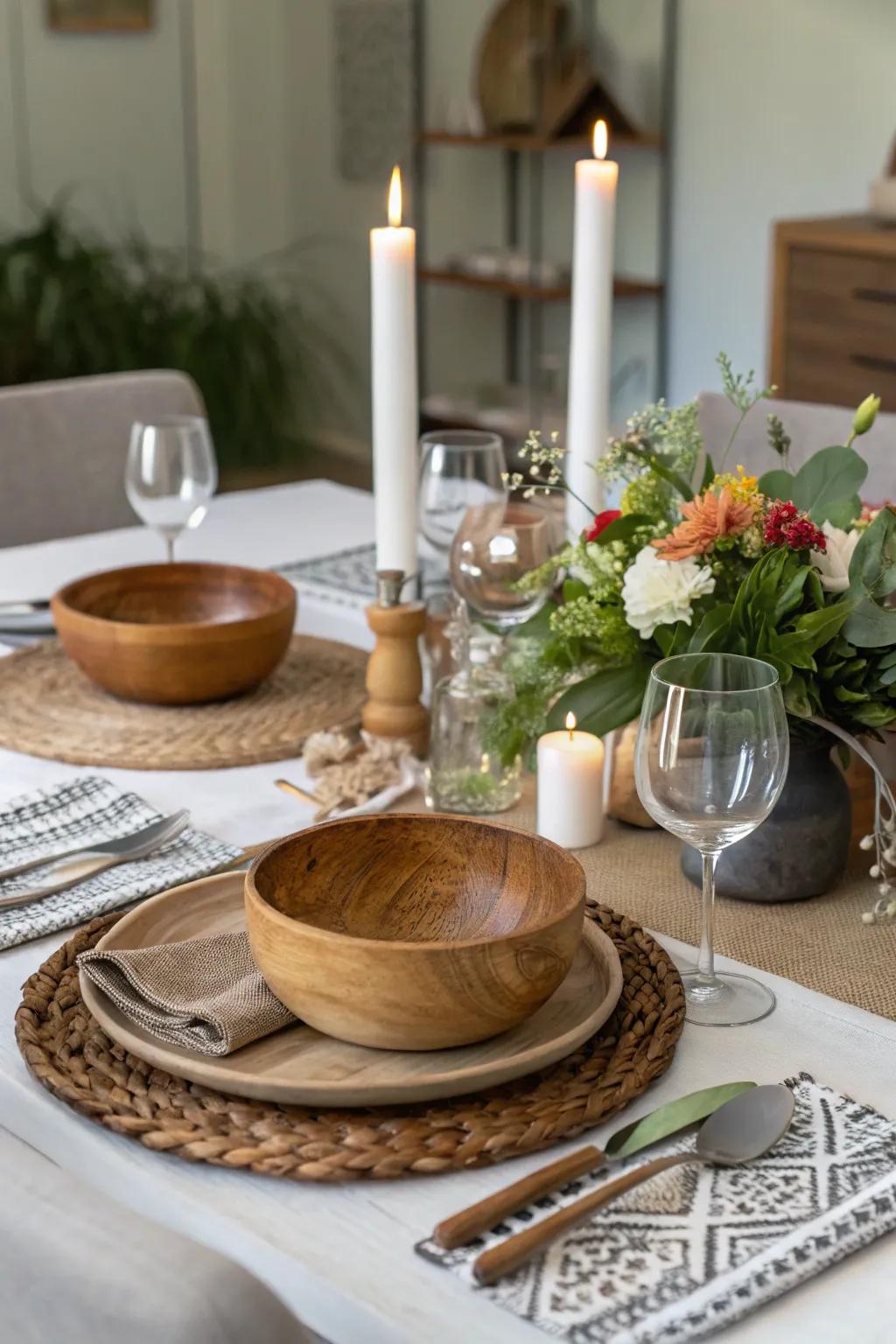 An eclectic mix of styles creates a dining space that is both unique and personal.