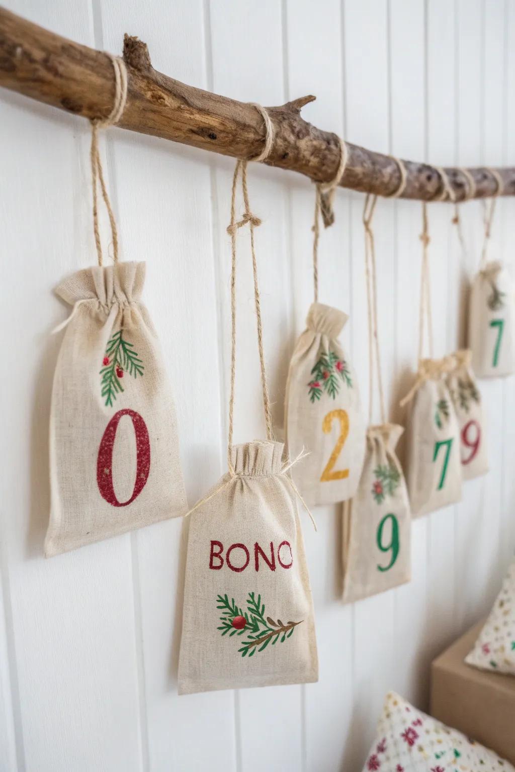 Countdown to Christmas with style and simplicity! This DIY advent calendar wall hanging blends Scandinavian minimalism with Boho charm, perfect for adding a personalized touch to your holiday decor.