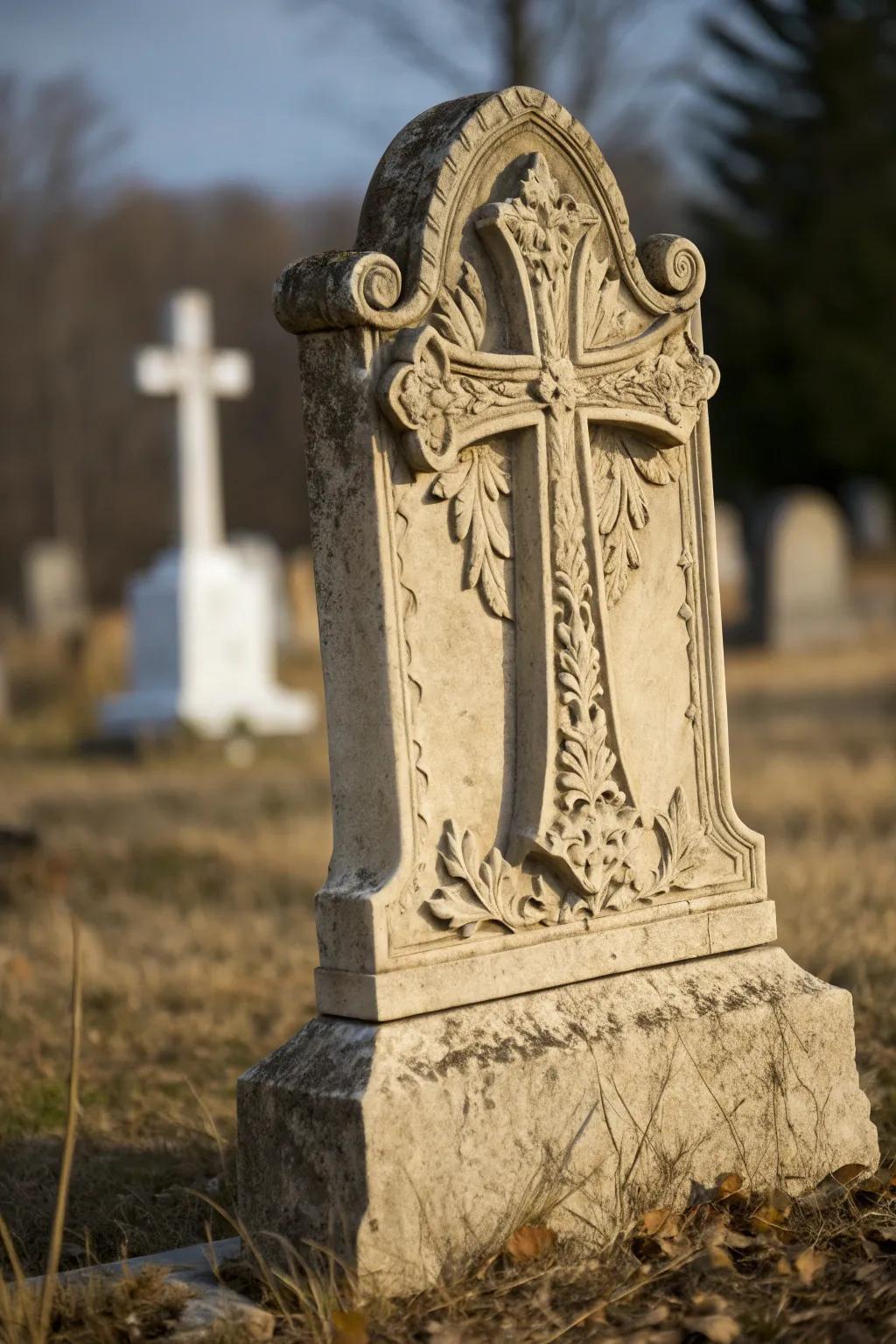 Master the art of aging with this stunning DIY weathered headstone.