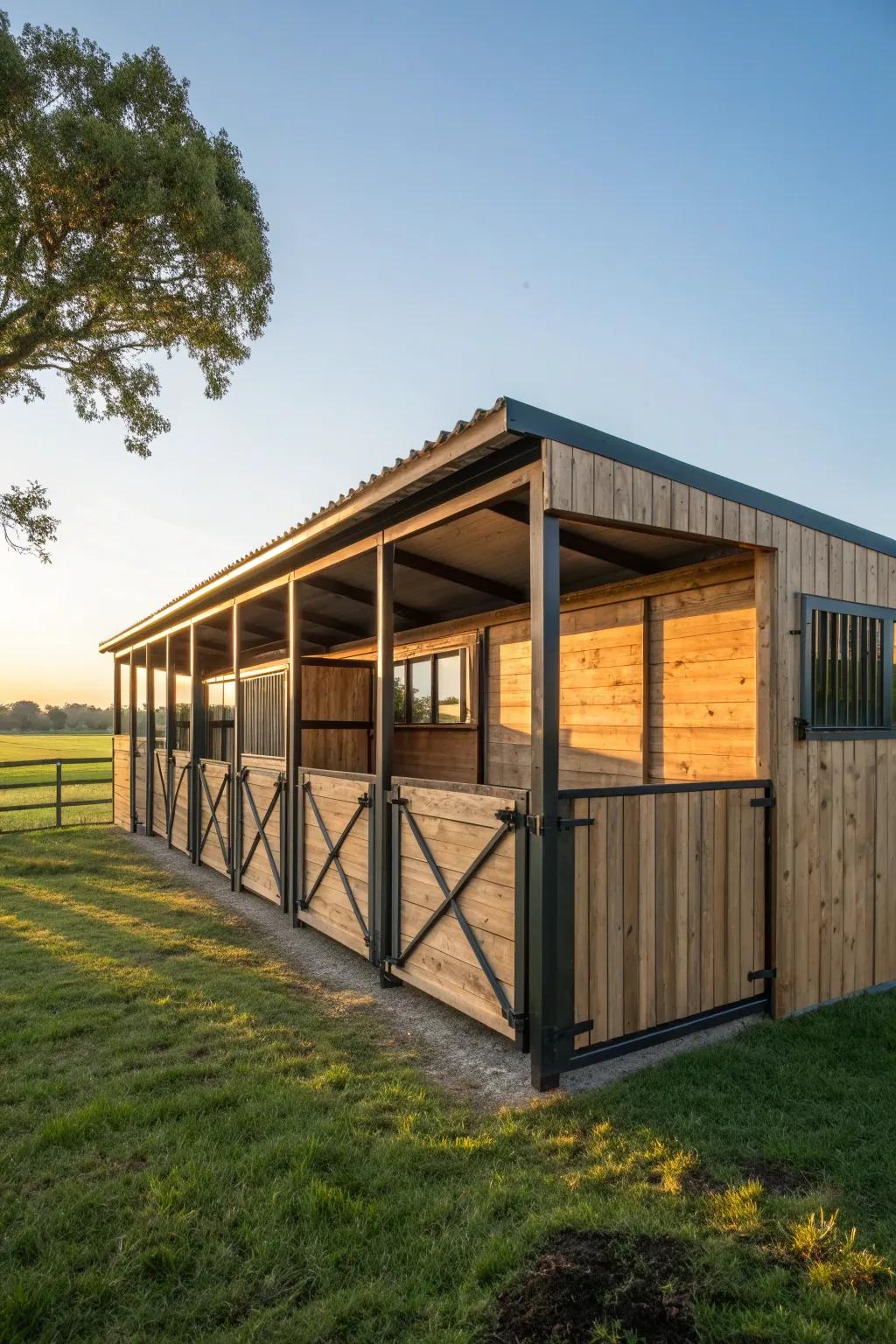 Craft Your Dream Modular Horse Shelter: Expandable, Stylish, and Perfect for Growing Herds!