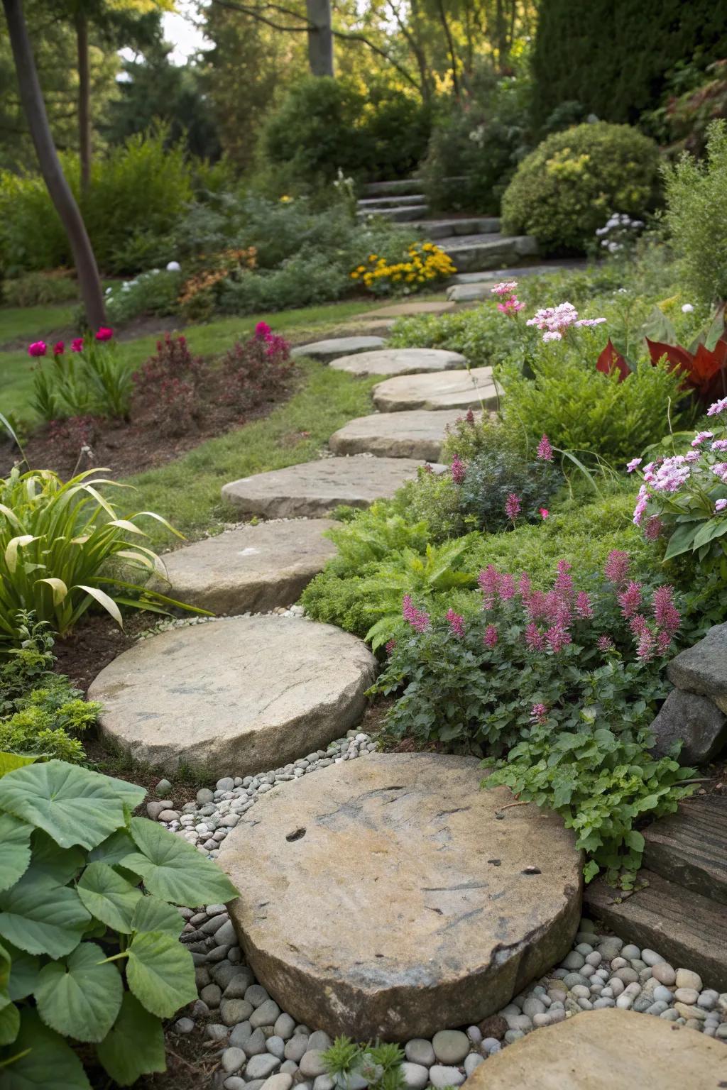 Step into adventure: Discover nature's playground with handcrafted stone paths.