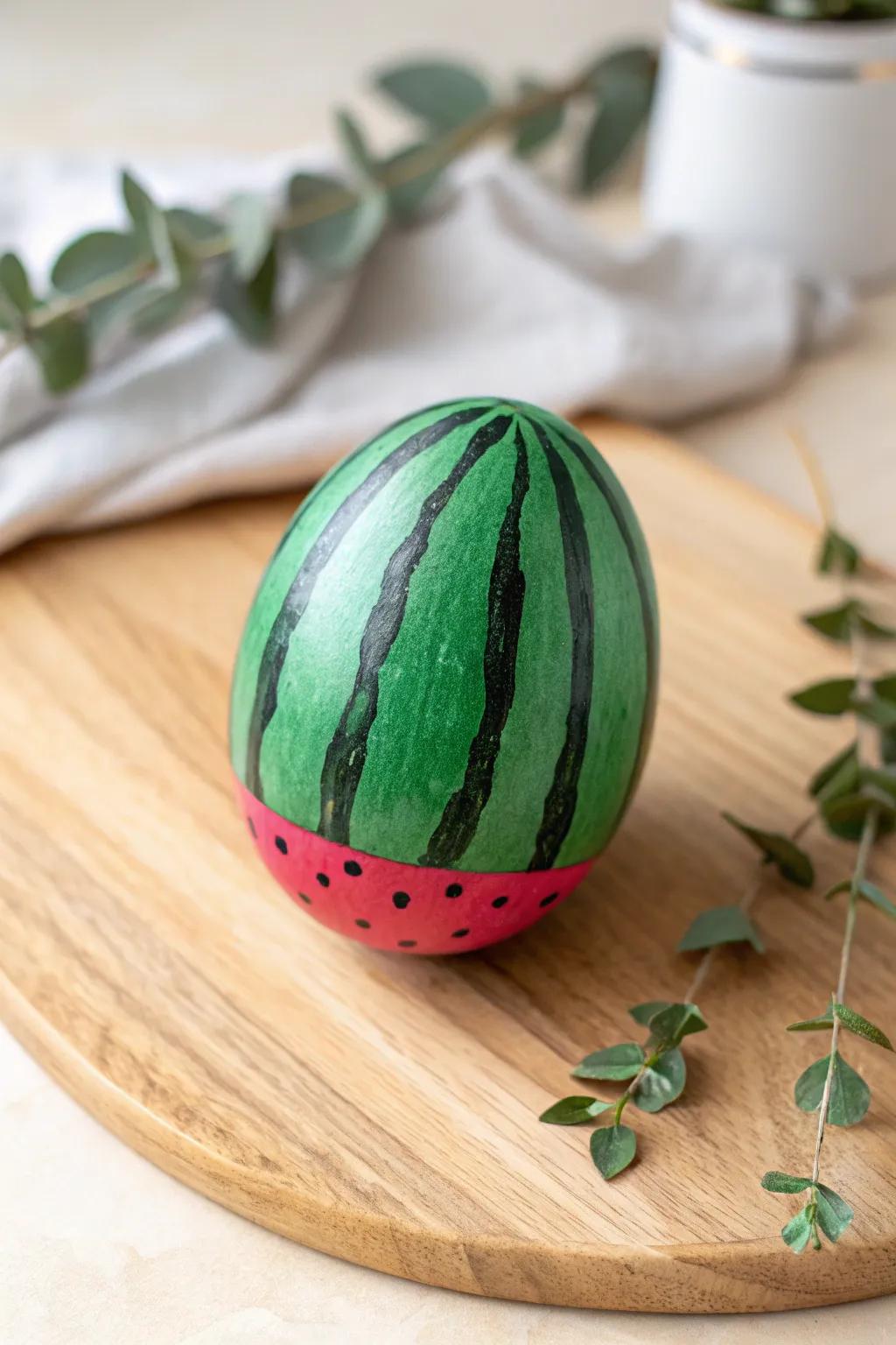 Transform your Easter eggs into vibrant fruits and add a splash of color to your decor!