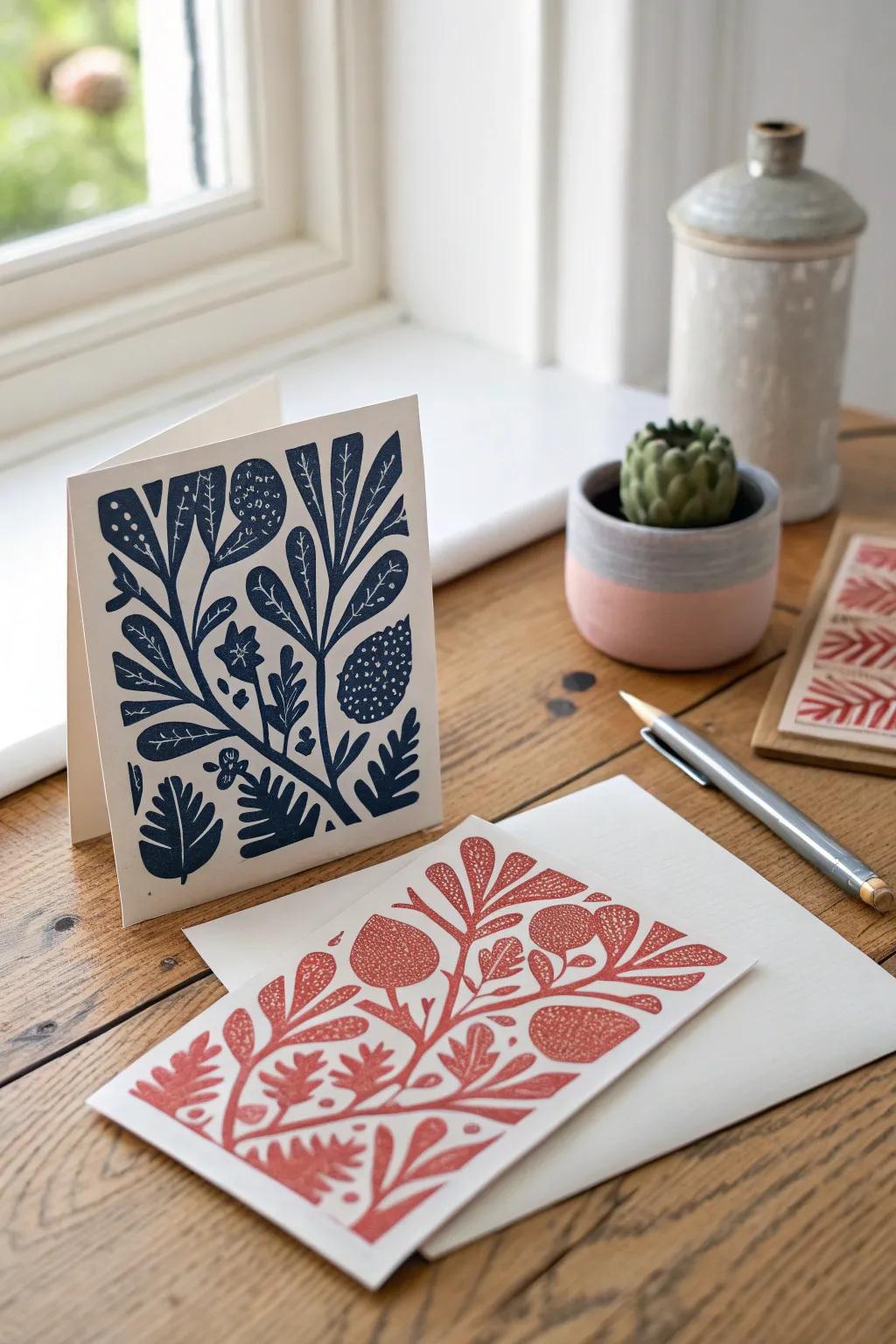Elevate your correspondence with personalized foam-printed stationery that speaks to your unique style.