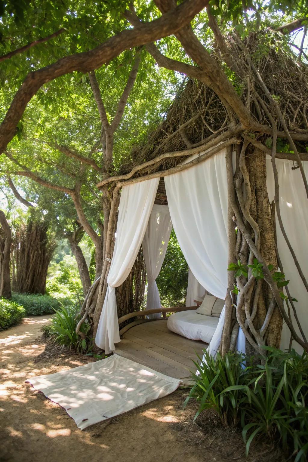 Craft your own outdoor retreat with nature's finest materials.