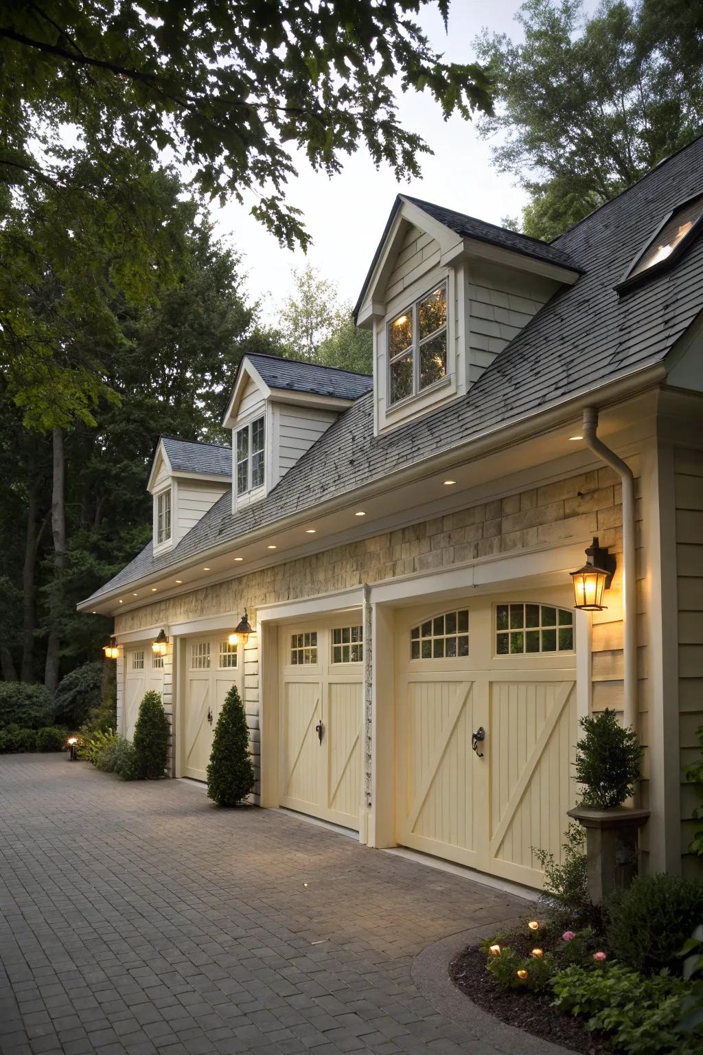 False dormers provide aesthetic enhancement with minimal changes.