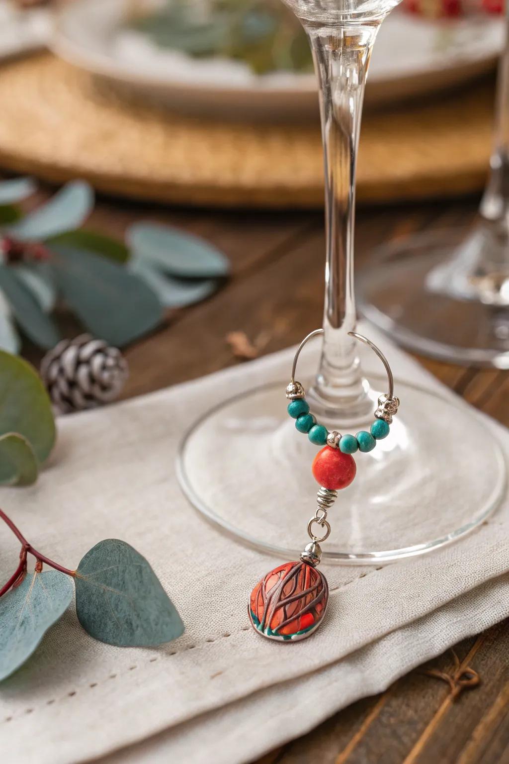 Elevate your gatherings with a touch of whimsy and elegance - discover the charm of novelty wine charms.
