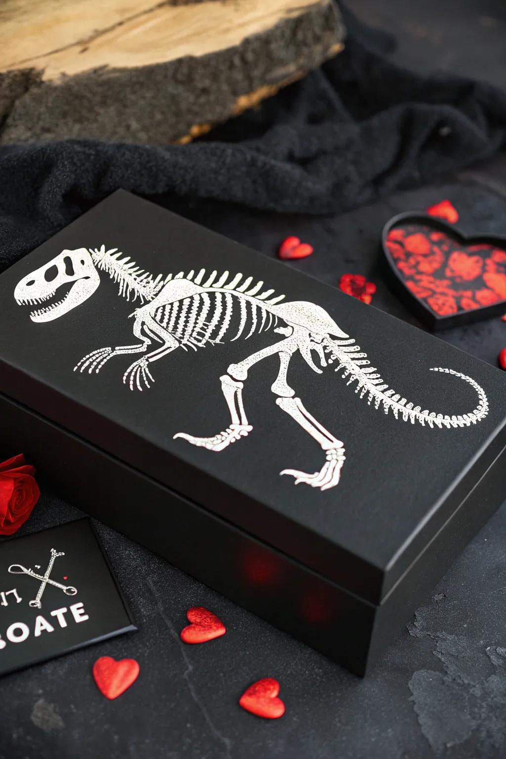 Illuminate your creativity with a glow-in-the-dark dinosaur valentine box that combines minimalist charm with a playful twist!