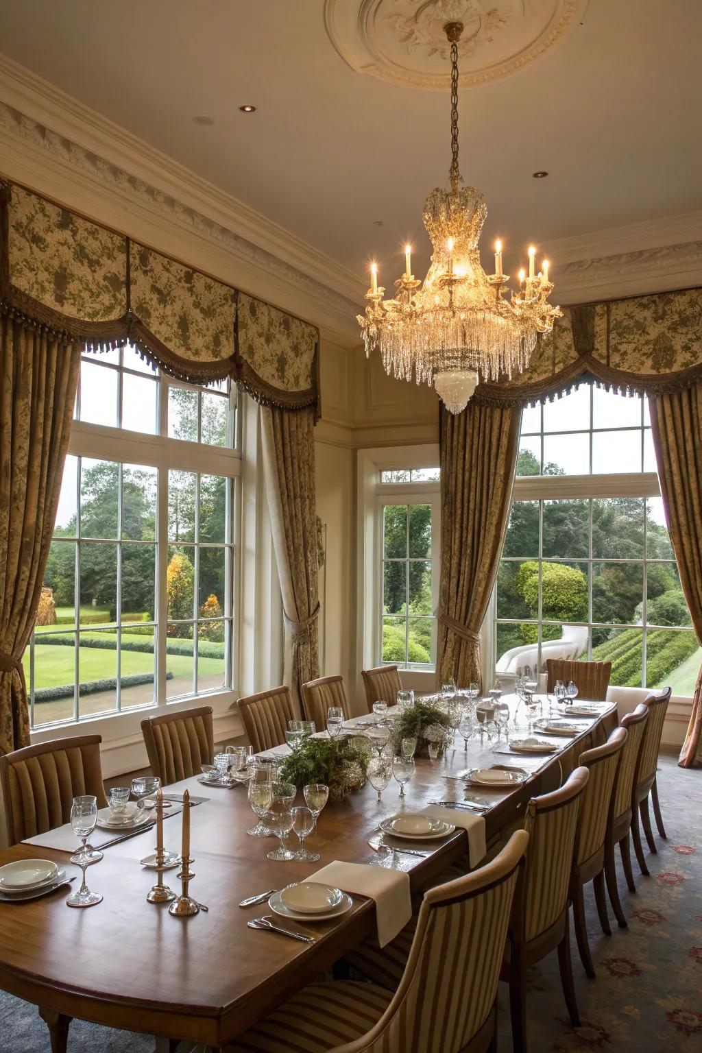 Valances add a touch of sophistication to any window.