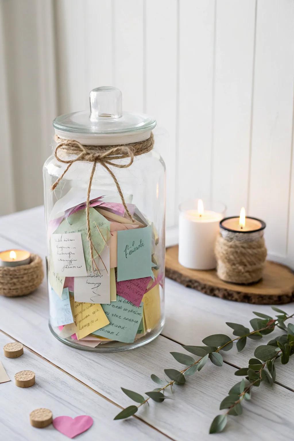 Capture memories with a touch of elegance - create a heartfelt memory jar for Dad this Father's Day.