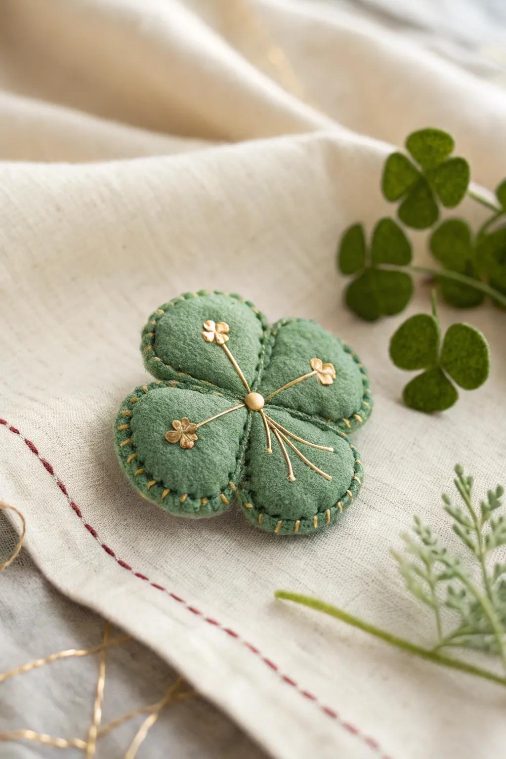 Elevate your St. Patrick's Day style with these charming shamrock button covers, crafted with love and simplicity.
