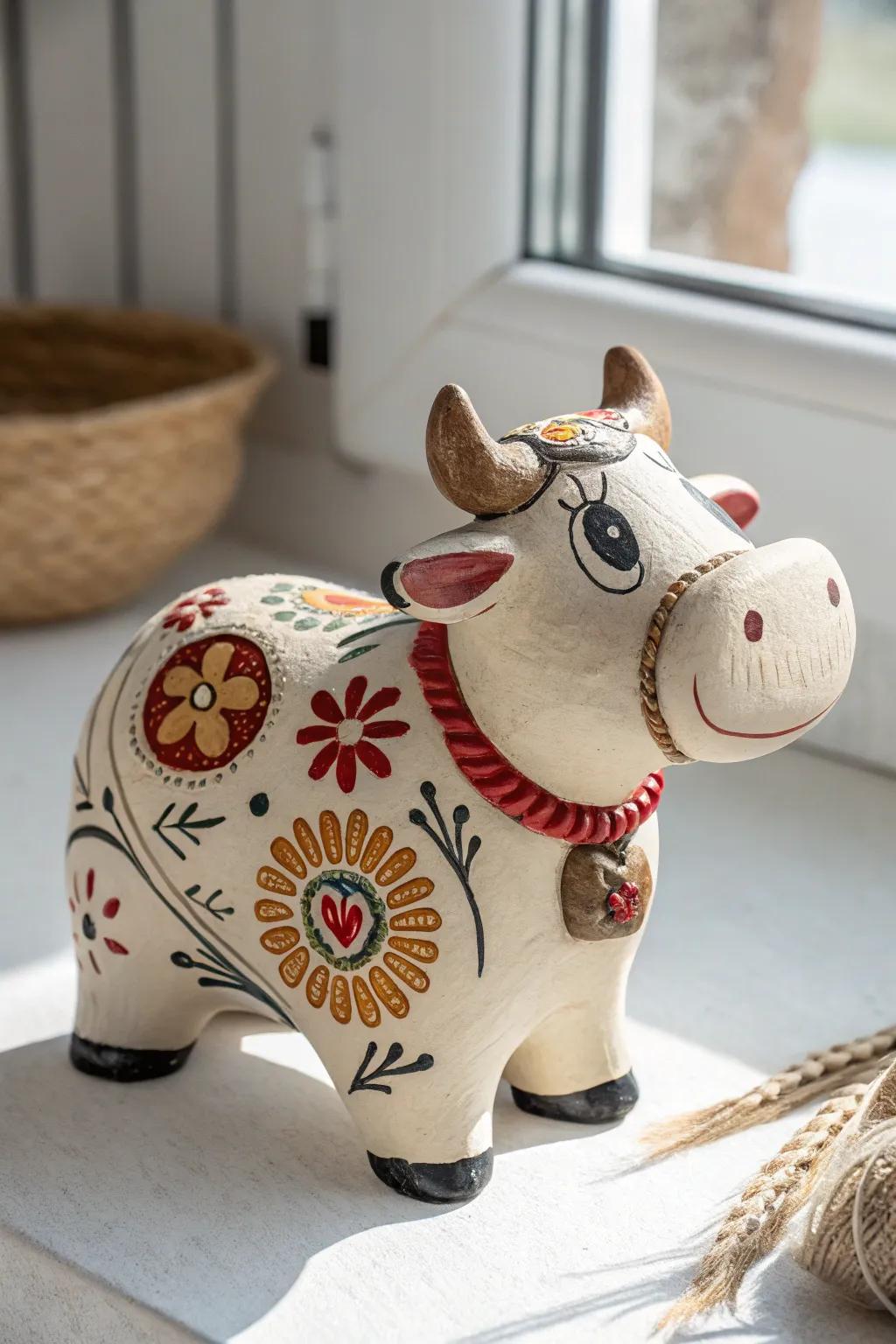 Delight in the charm of handcrafted clay animals, where simplicity meets playful elegance.