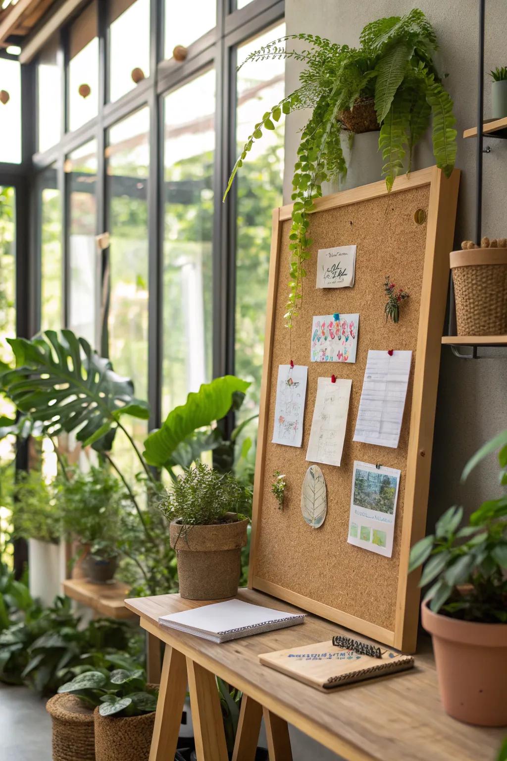 Eco-friendly bulletin boards offer style with a conscience.