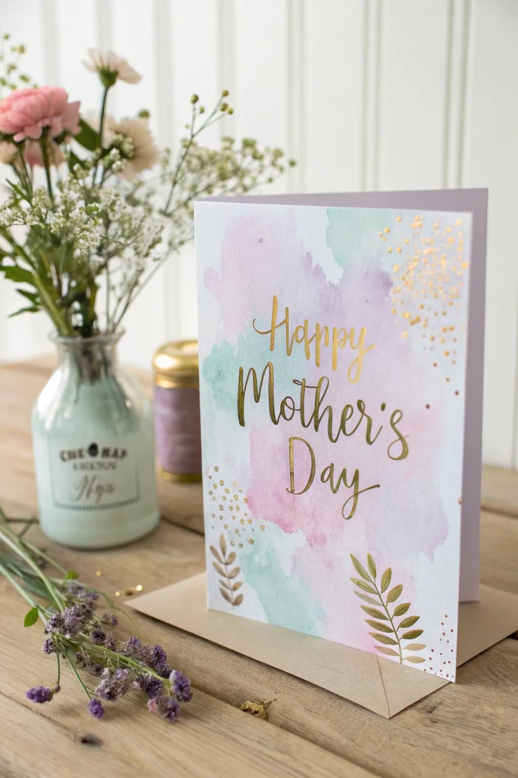 Celebrate Mother's Day with a touch of watercolor serenity and Scandinavian charm.