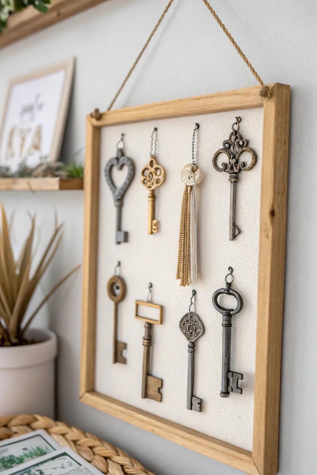 Unlock your potential with a touch of elegance and simplicity. Each key represents a new milestone on your journey to success.