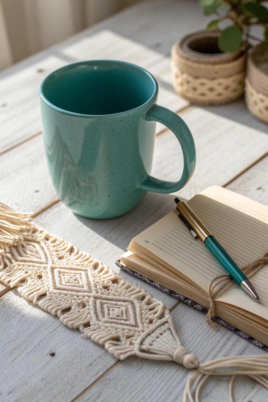 Embrace the Bookworm's Bliss with this cozy reading set, where simplicity meets natural beauty.