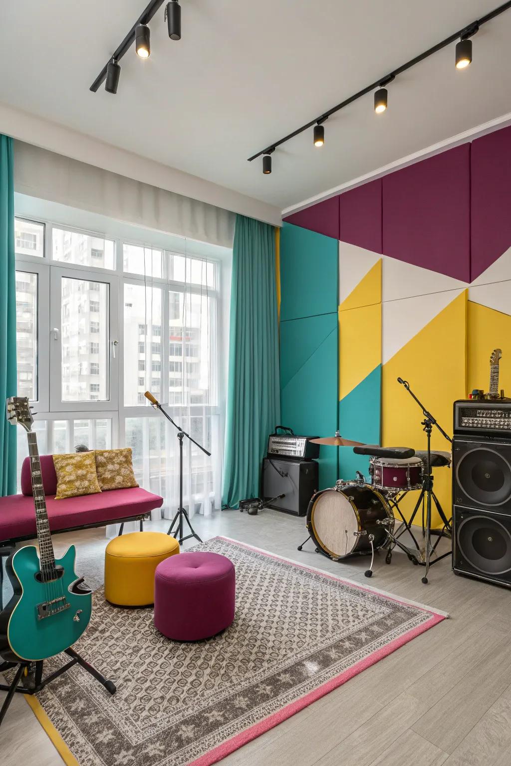 Colors play a crucial role in setting the mood.