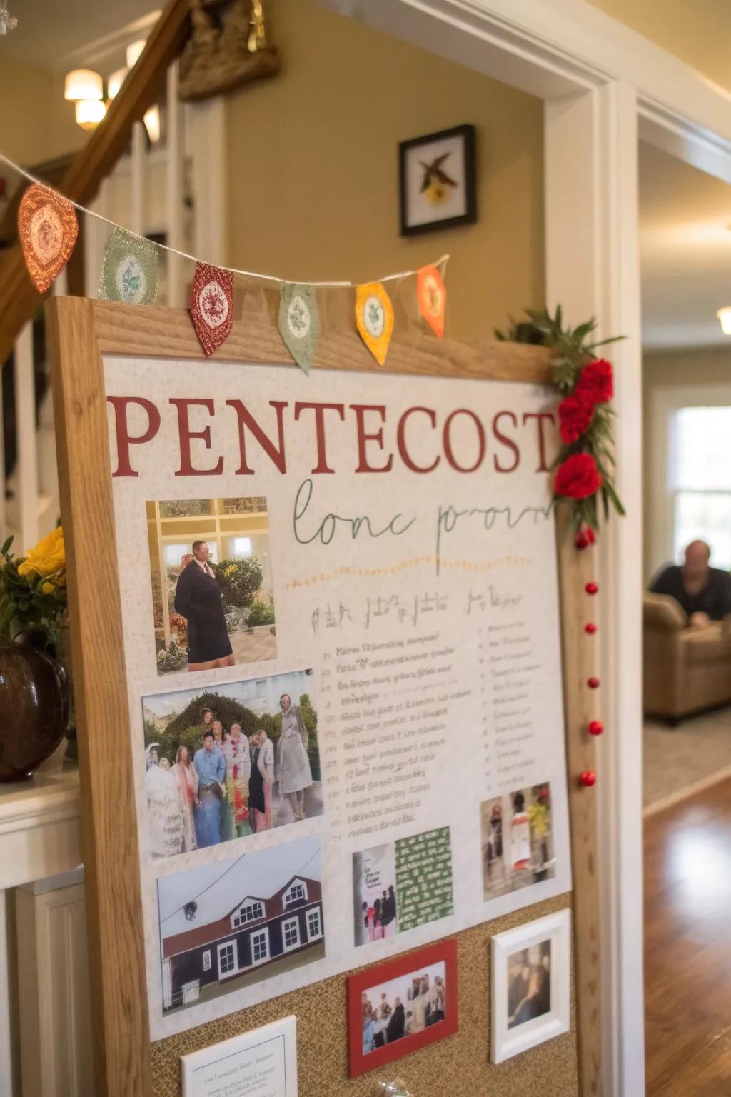 Educational elements deepen appreciation and understanding of Pentecost.