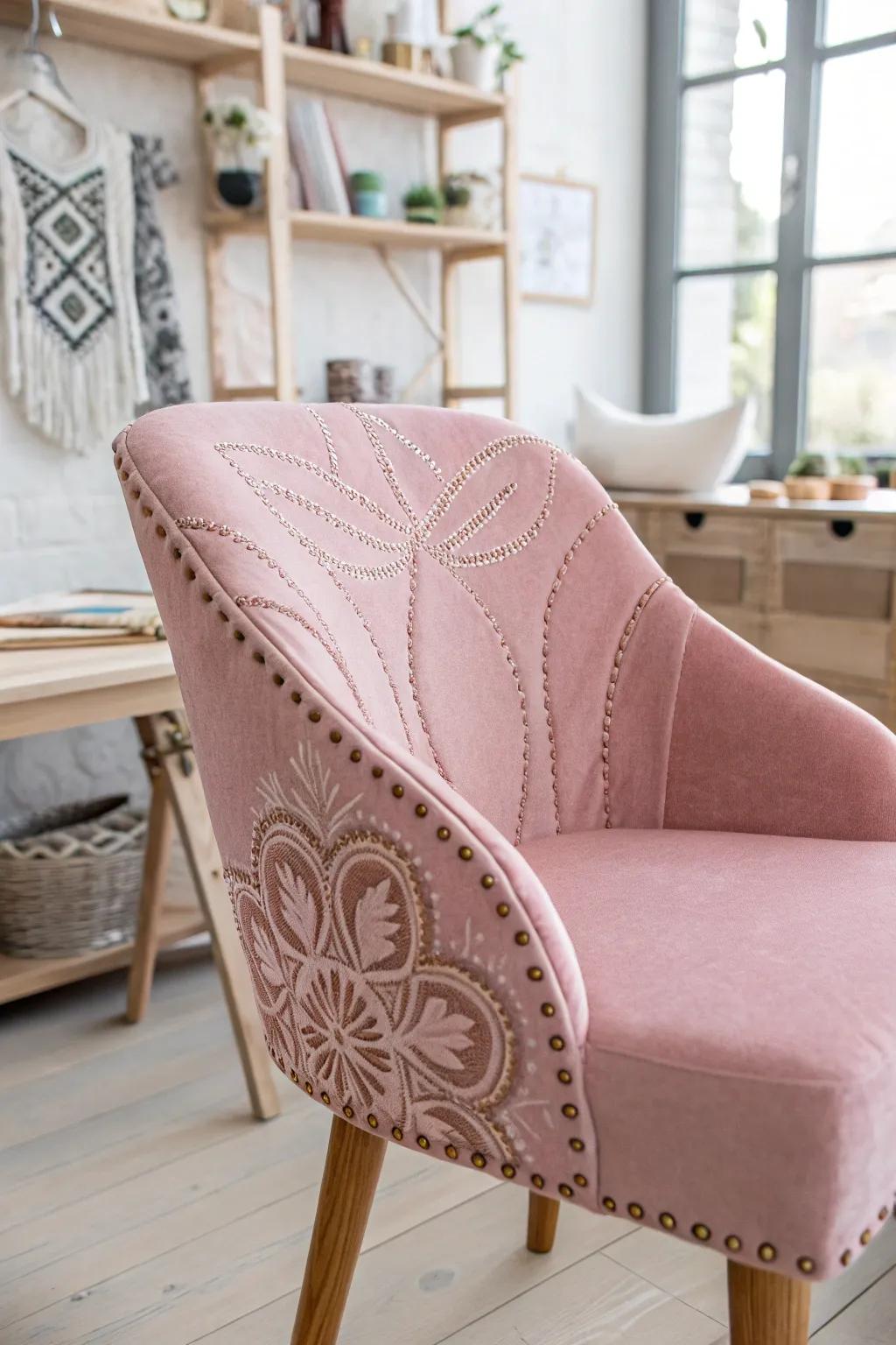 Transform your space with a touch of pink elegance and bohemian charm.