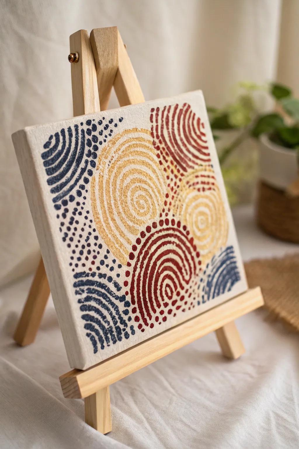Craft your own masterpiece with fingerprint art—a personal keepsake that blends simplicity with vibrant creativity.
