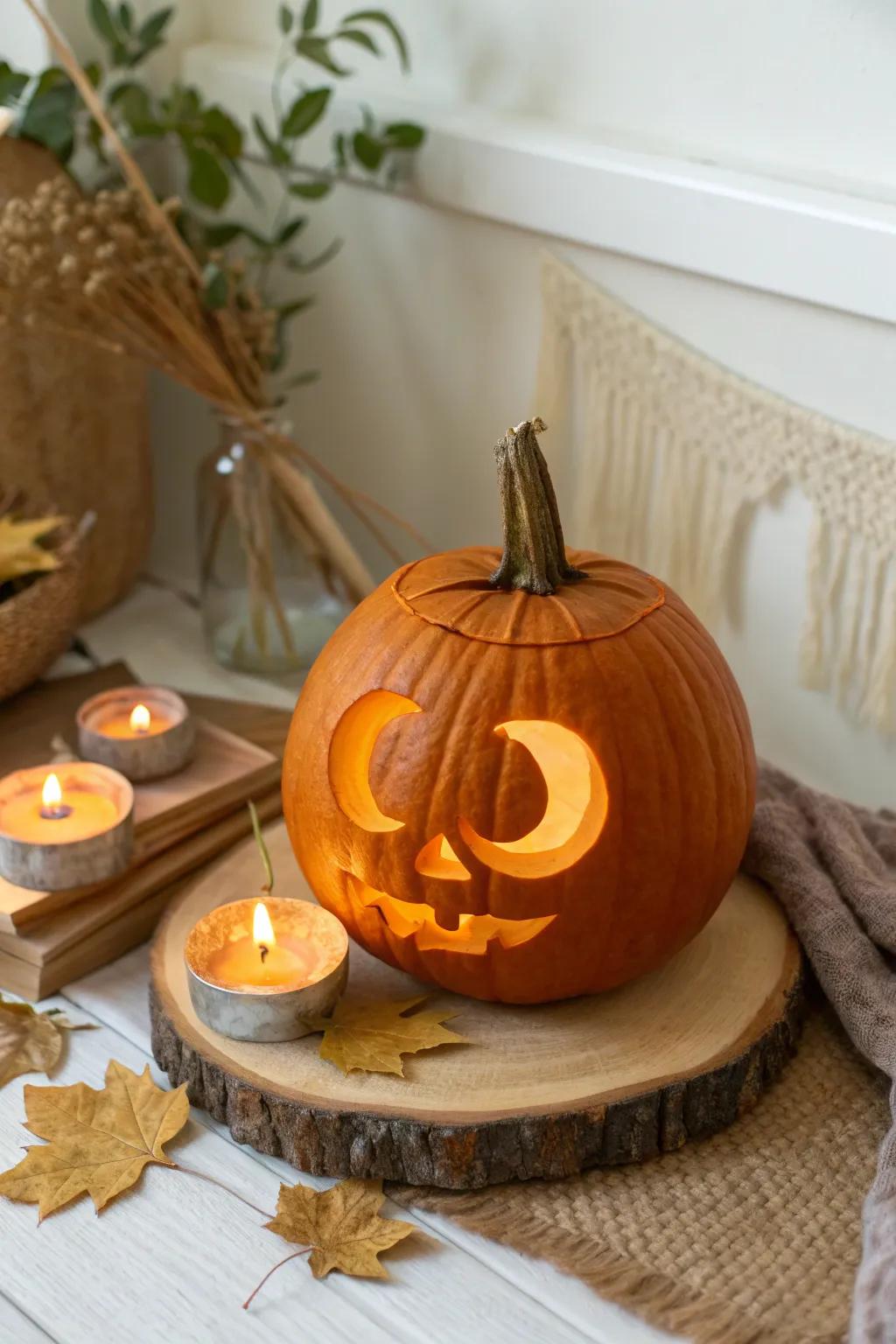 Illuminate your autumn nights with mystical moon eyes, where celestial meets spooky in perfect harmony.