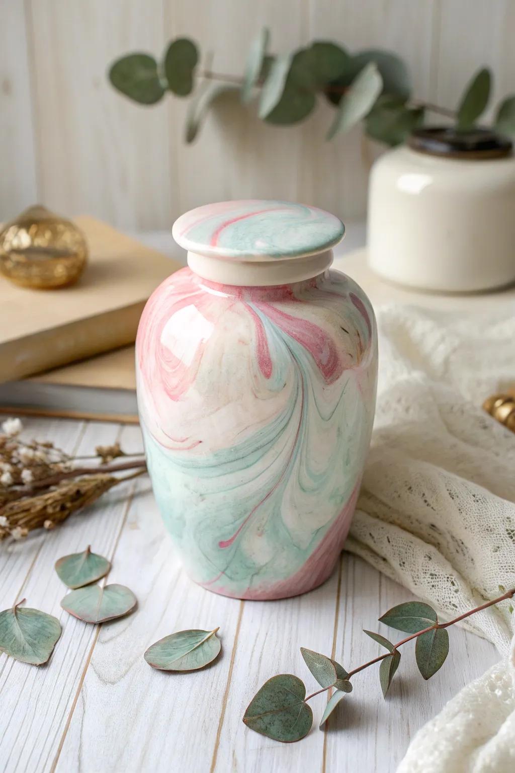 Elevate your decor with a touch of marbled magic - where craftsmanship meets natural beauty.