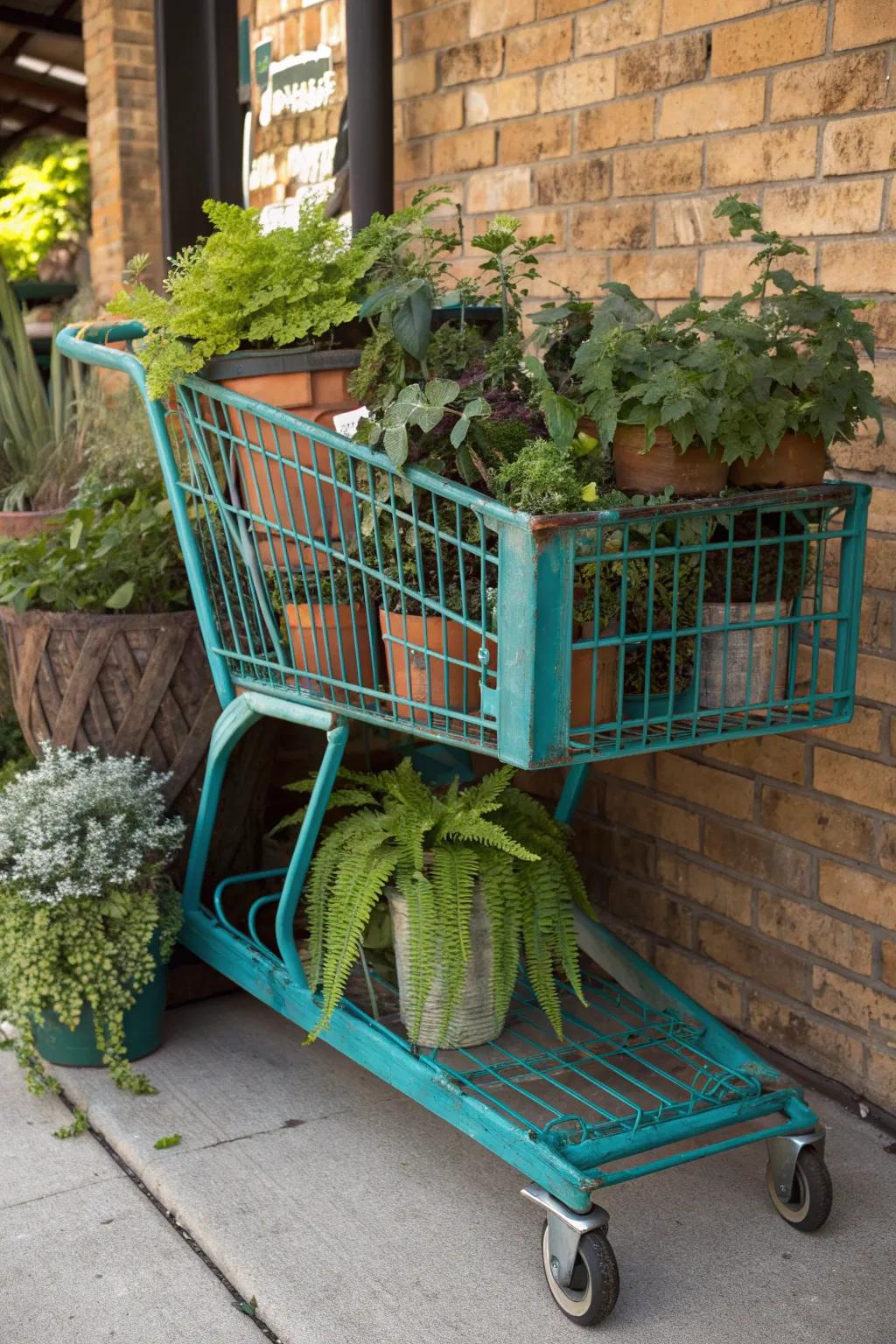 Transform your space with a chic planter display that marries craftsmanship and nature.