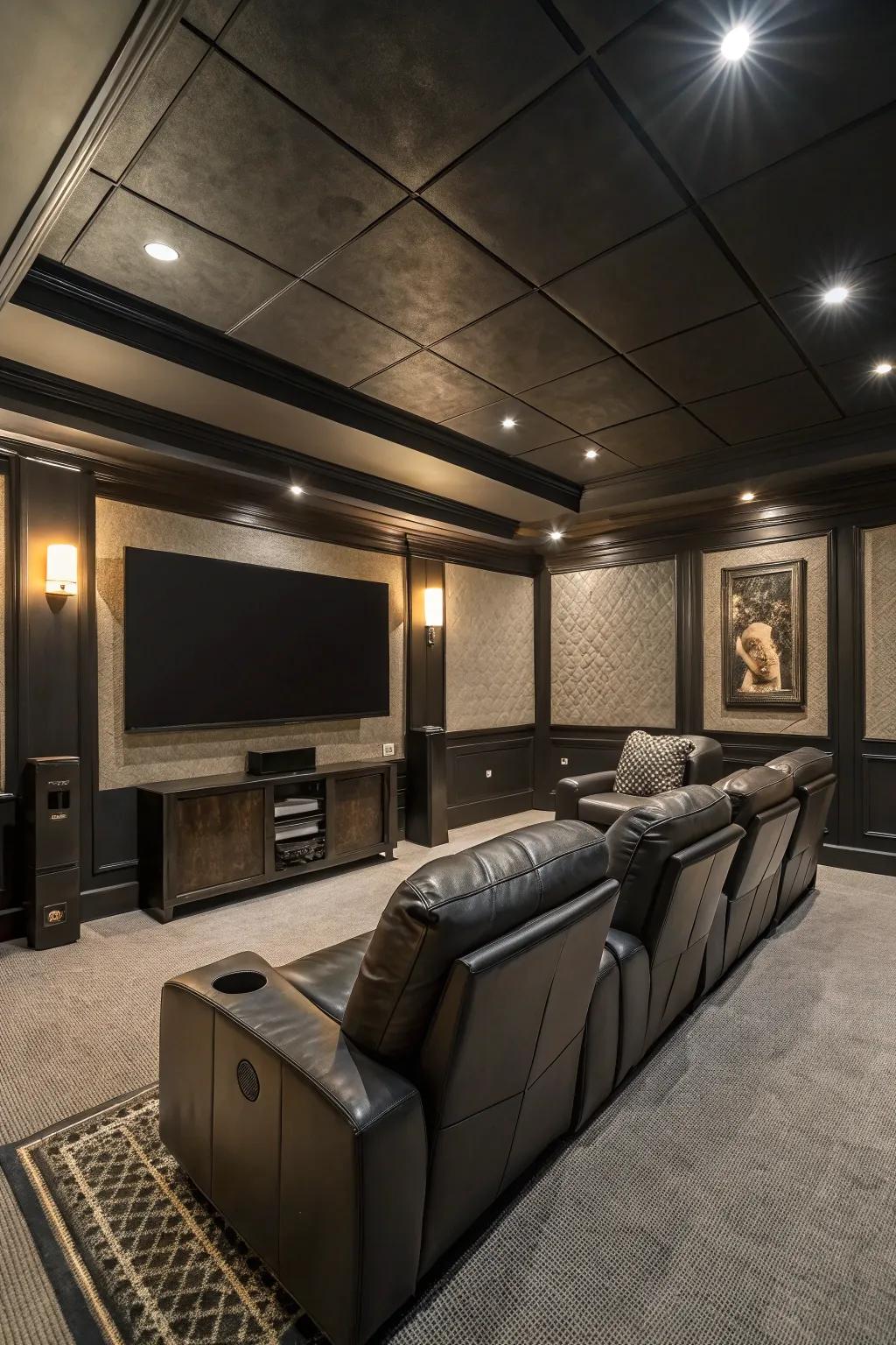 Transform your garage into a luxurious home theater—where craftsmanship meets cinematic experience.