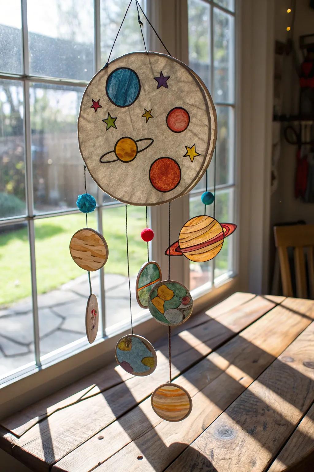 Transform sunlight into a cosmic dance with handcrafted planetary suncatchers. Perfect for the artisan at heart.