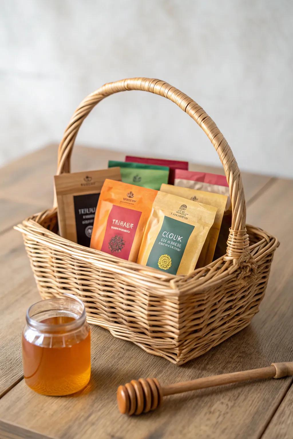Elevate your tea time with a touch of natural elegance. 🍯✨
