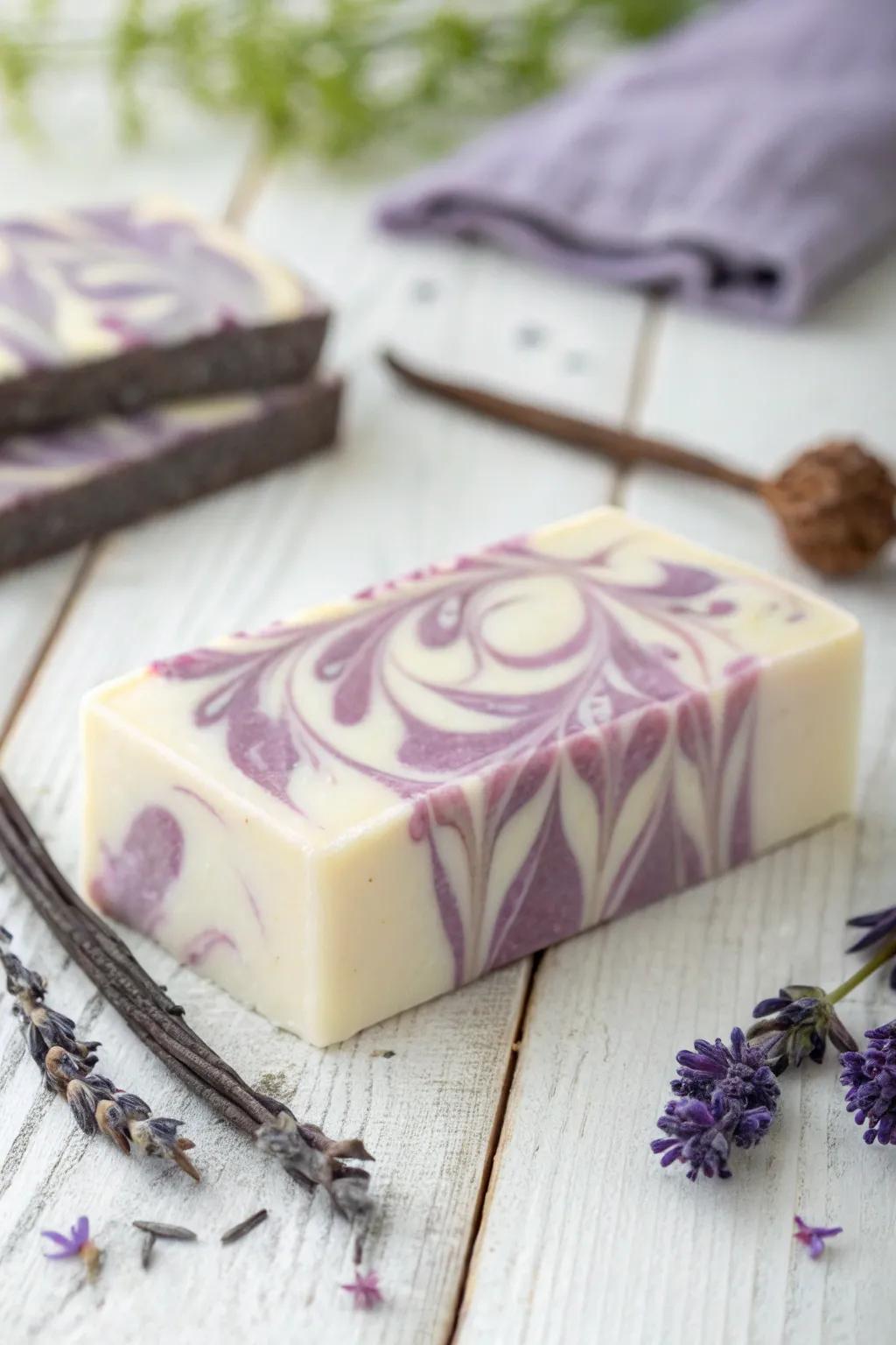 Indulge in the soothing embrace of lavender and vanilla, where each wash is a scented memory.