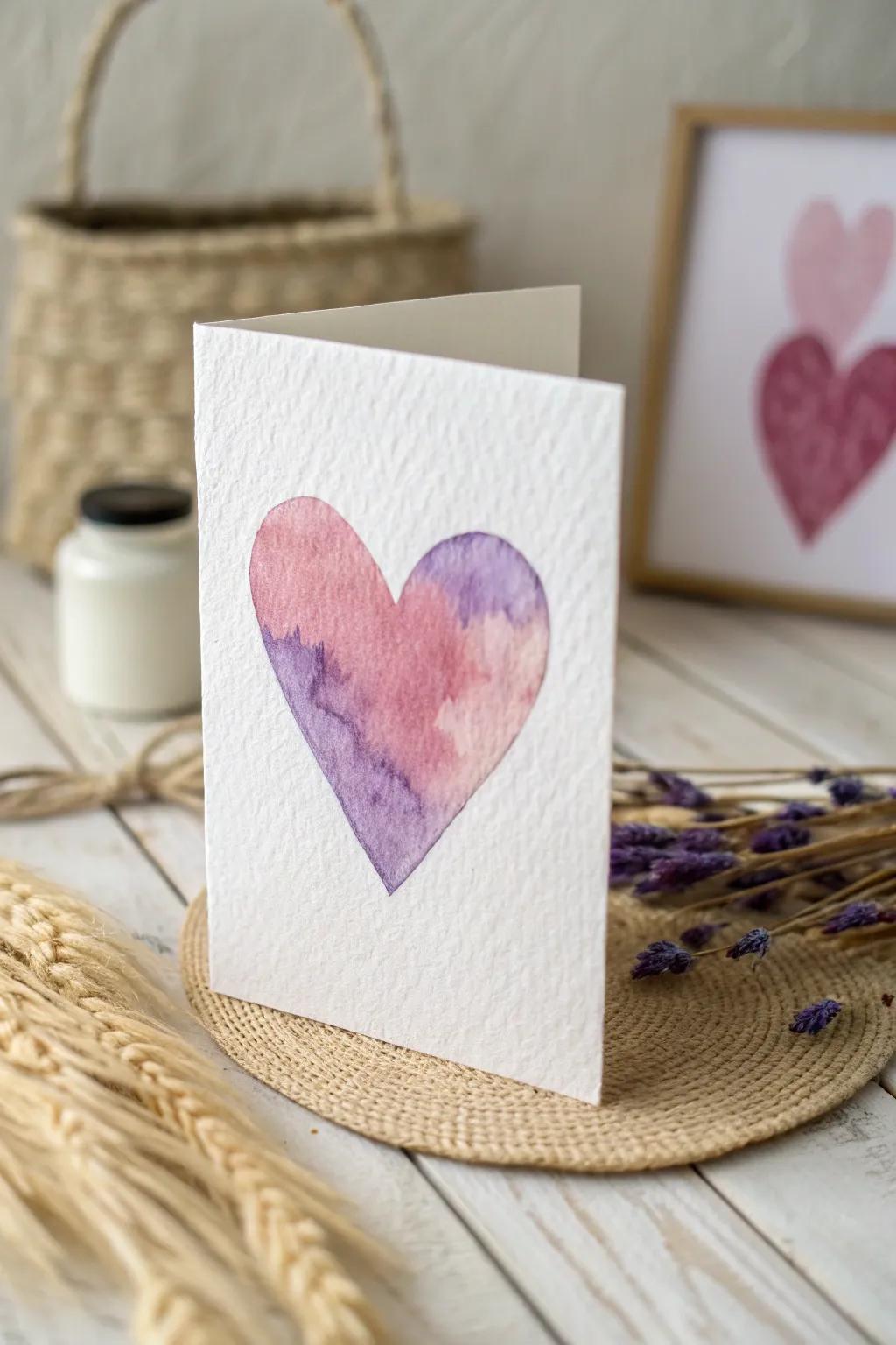 Celebrate love with a touch of artistic simplicity. 💌 #WatercolorHearts #ScandinavianDesign