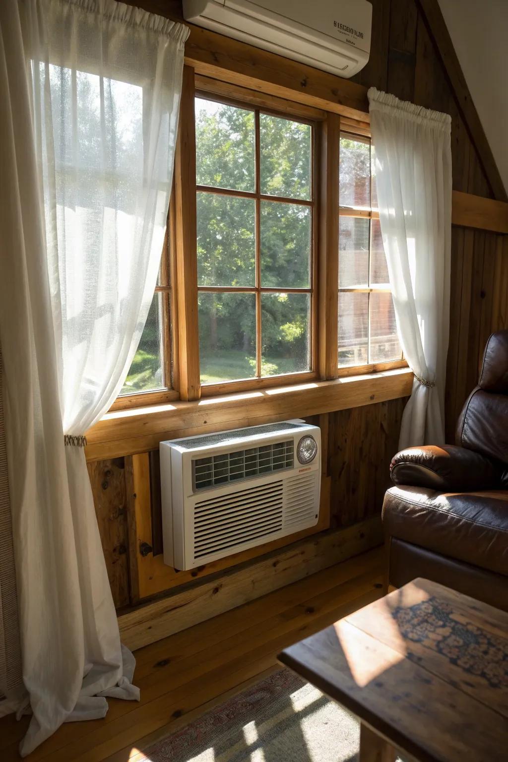 Let the light in: A stylish integration of comfort and natural beauty.