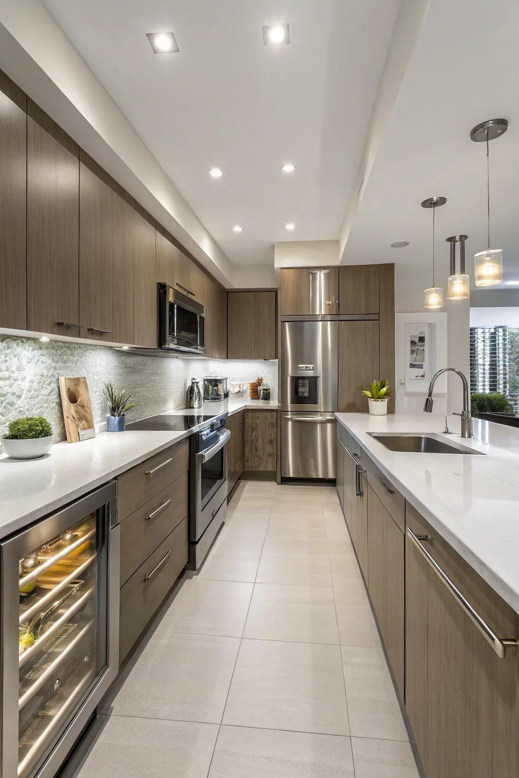 A well-designed kitchen combines functionality with style.