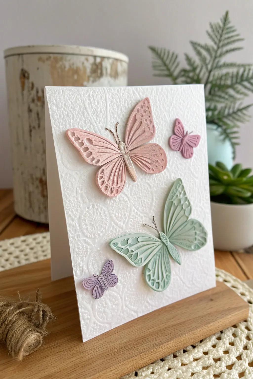 A touch of nature's elegance in every fold – discover the art of 3D butterfly cards.