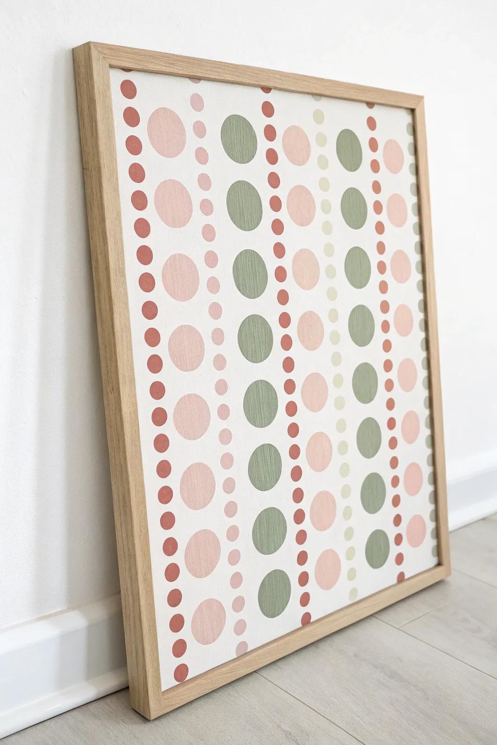 Lose yourself in the calming beauty of dots and simplicity.