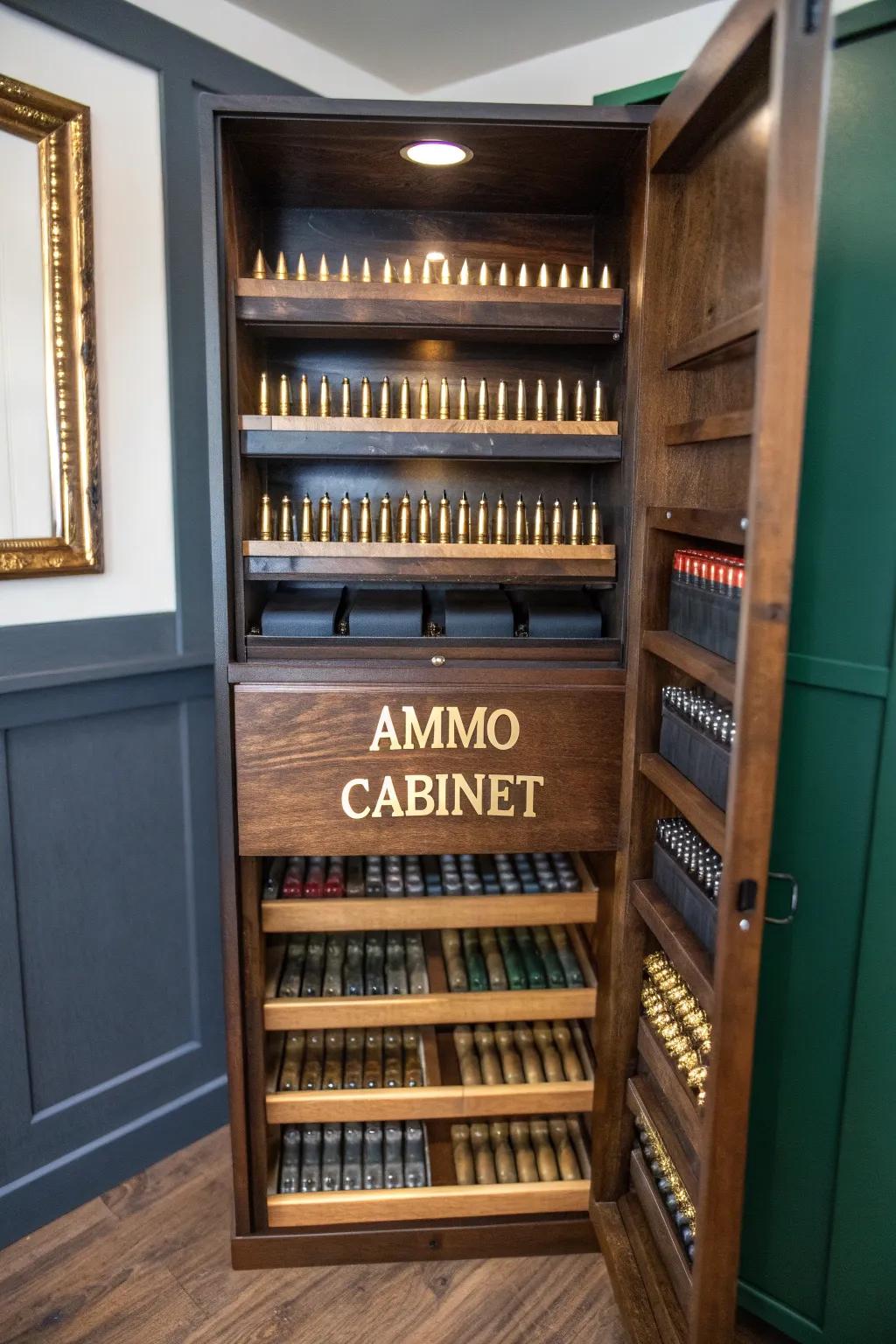 Master the art of ammo organization with style and precision.