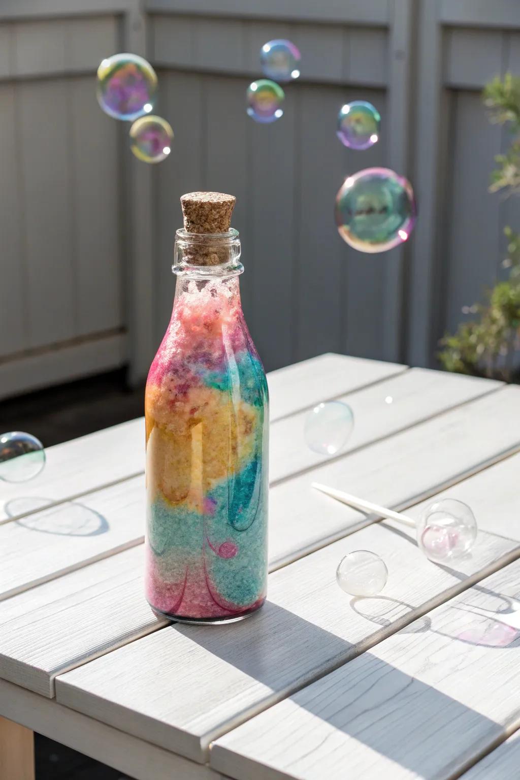 Unleash creativity with colorful bubble art – where simplicity meets playful expression.