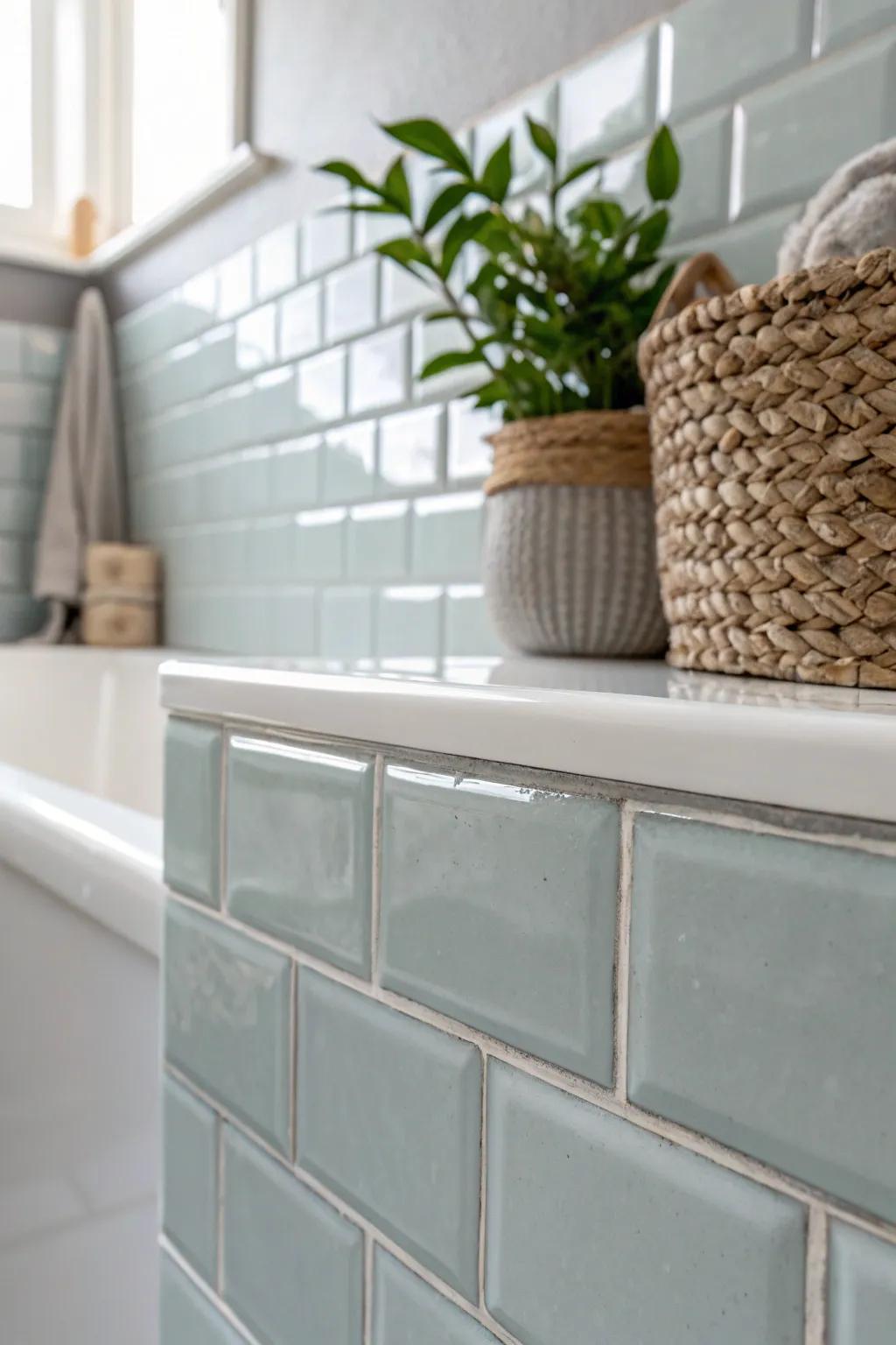 Transform your bathroom into a serene retreat with timeless grey hues.
